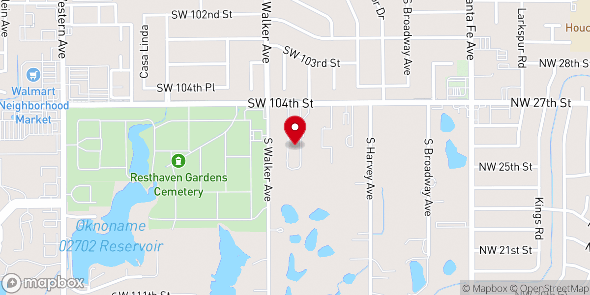 Map showing location of Spiritual Victory Outreach Inc
