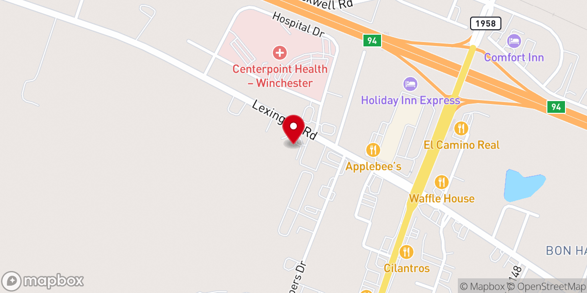 Map showing location of Emmanuel Episcopal Church