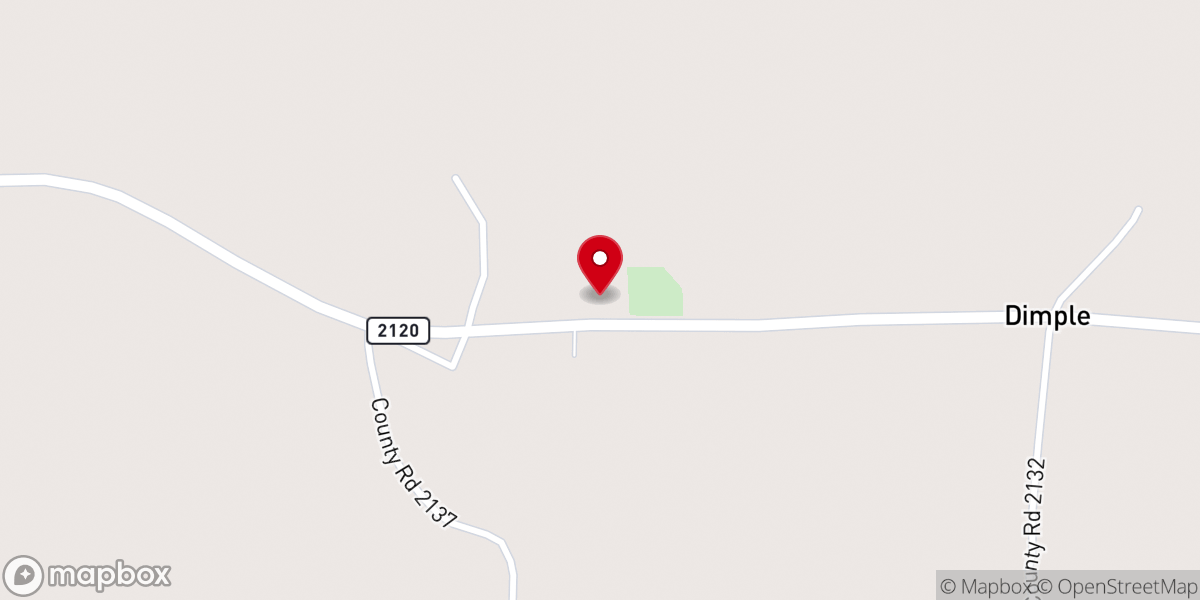 Map showing location of New Haven Church