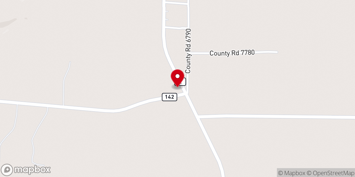 Map showing location of Kountry Korner Store