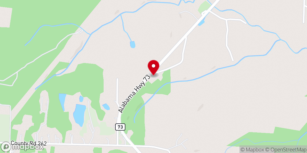 Map showing location of Straightway Church