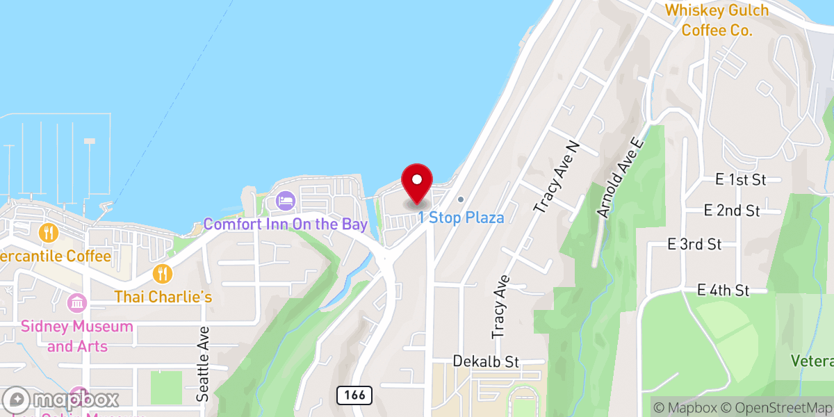 Map showing location of Ember Church