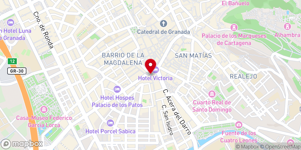 Map showing location of Iglesia de San Antón