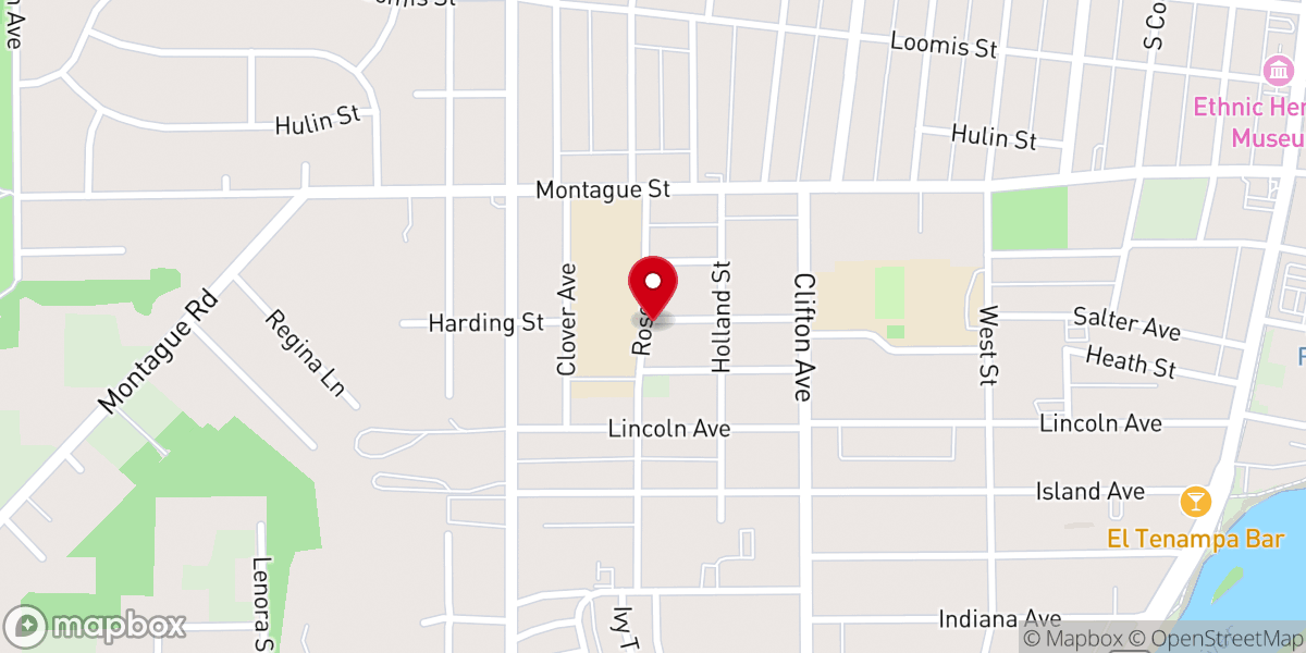 Map showing location of Rockford Mt Carmel Missionary