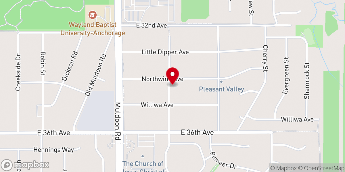 Map showing location of Samoan in Alaska Community Center
