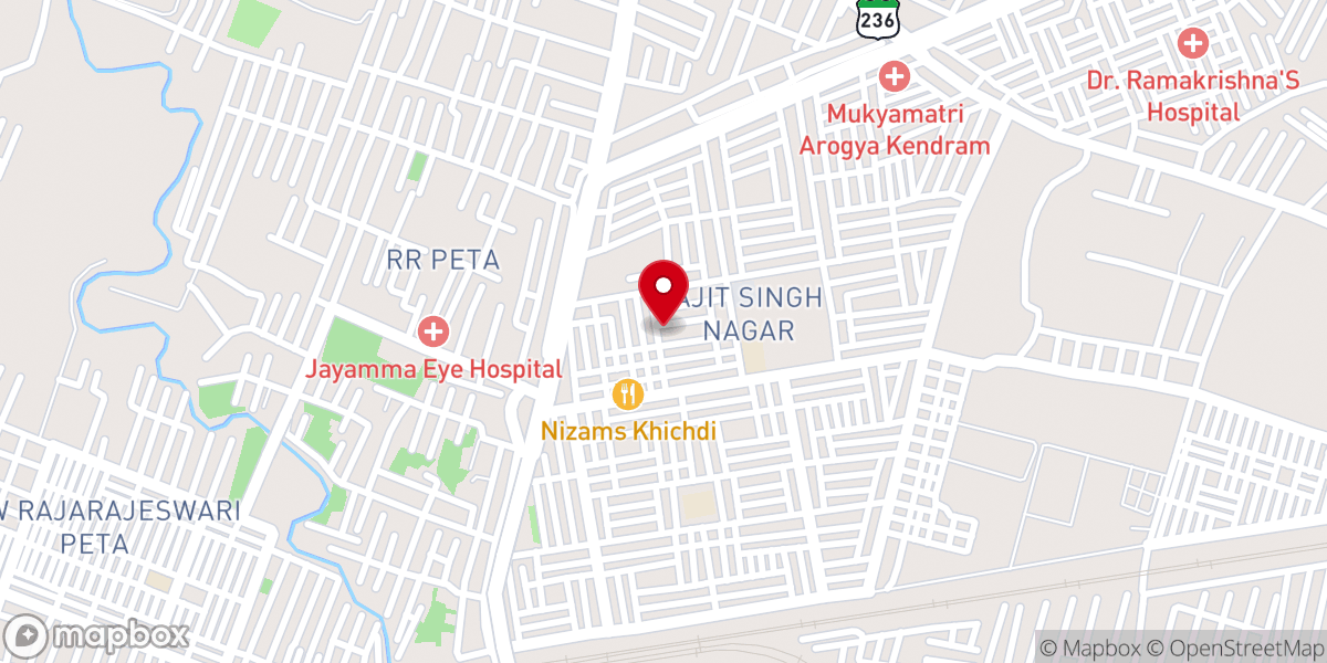 Map showing location of St. JOHN'S C.S.I CHURCH, AJITH SINGH NAGAR