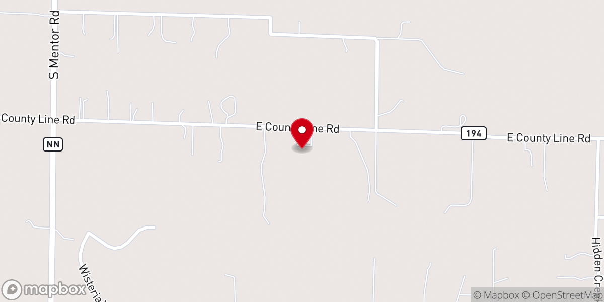Map showing location of Ozark Mountain United Pentecostal Church