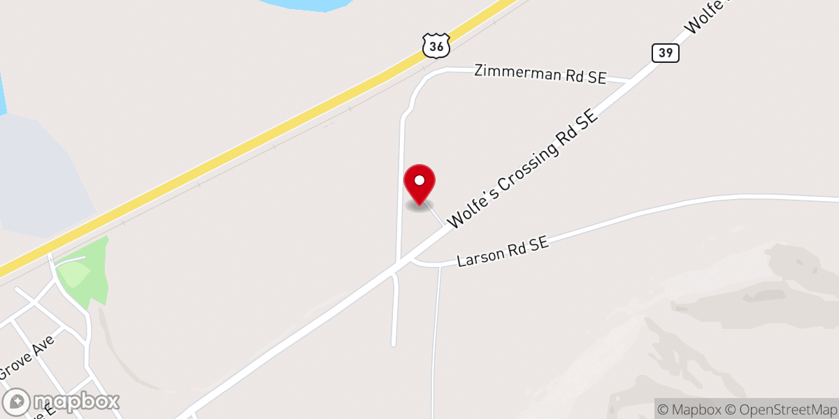 Map showing location of Full Gospel Pentecostal Church