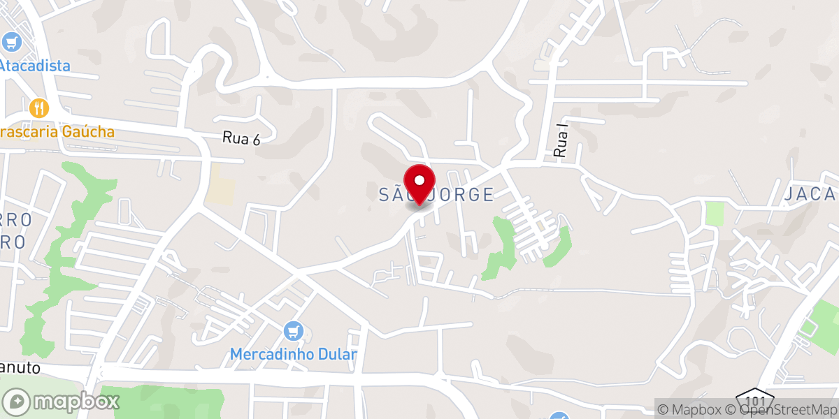Map showing location of Igreja Nossa Senhora das Dores