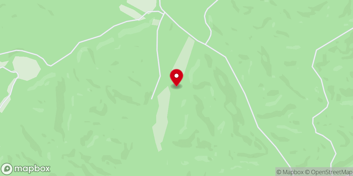 Map showing location of Crockett Creek Baptist Church (historical)