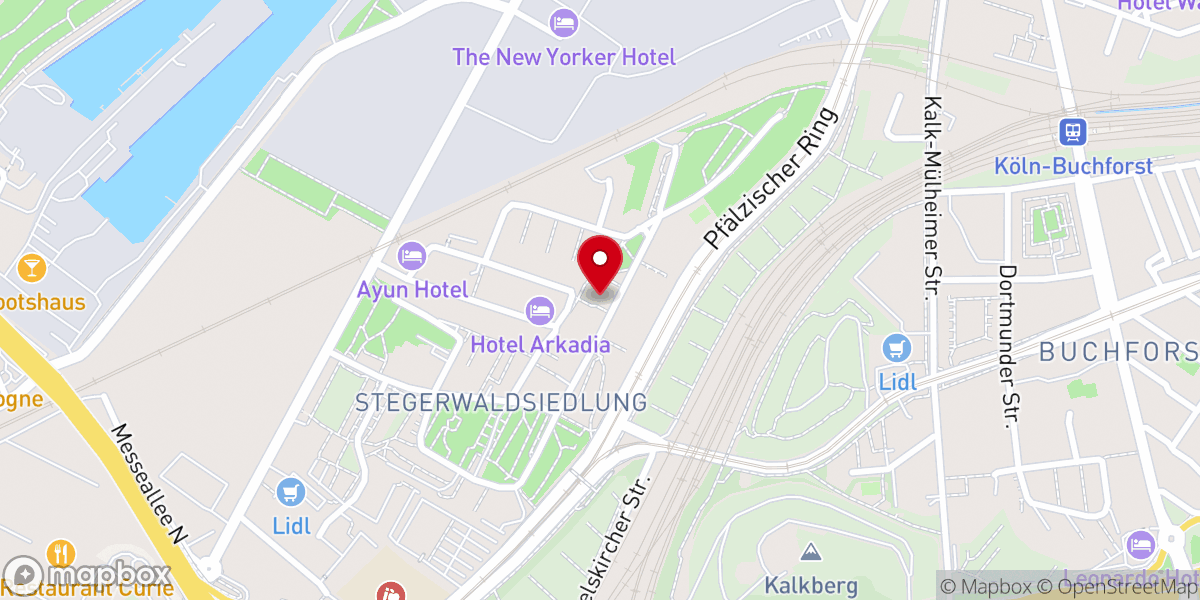 Map showing location of Kath. Kirche St. Urban