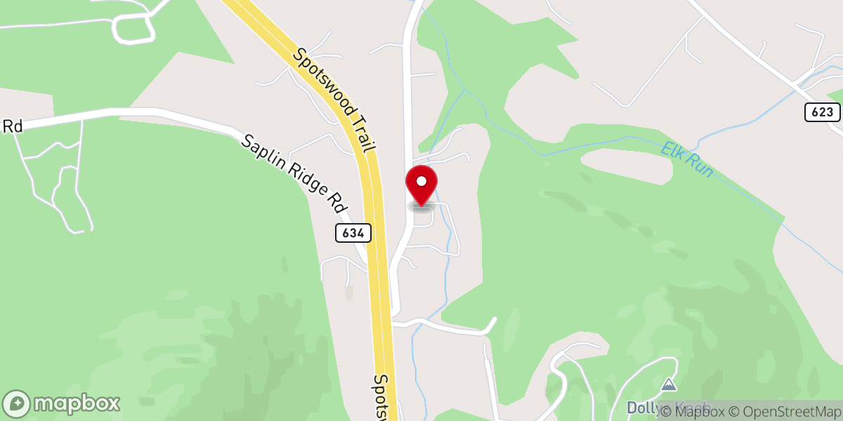 Map showing location of Mercy Seat Church