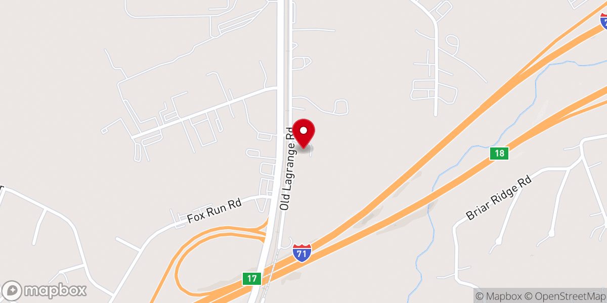 Map showing location of Evangel Crestwood