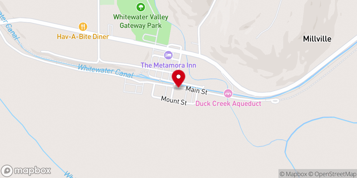 Map showing location of The Martindale House