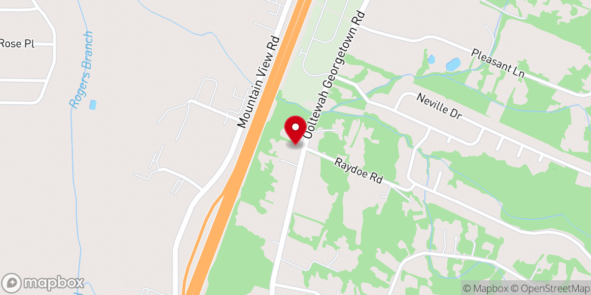 Map showing location of Two Rivers Church Office