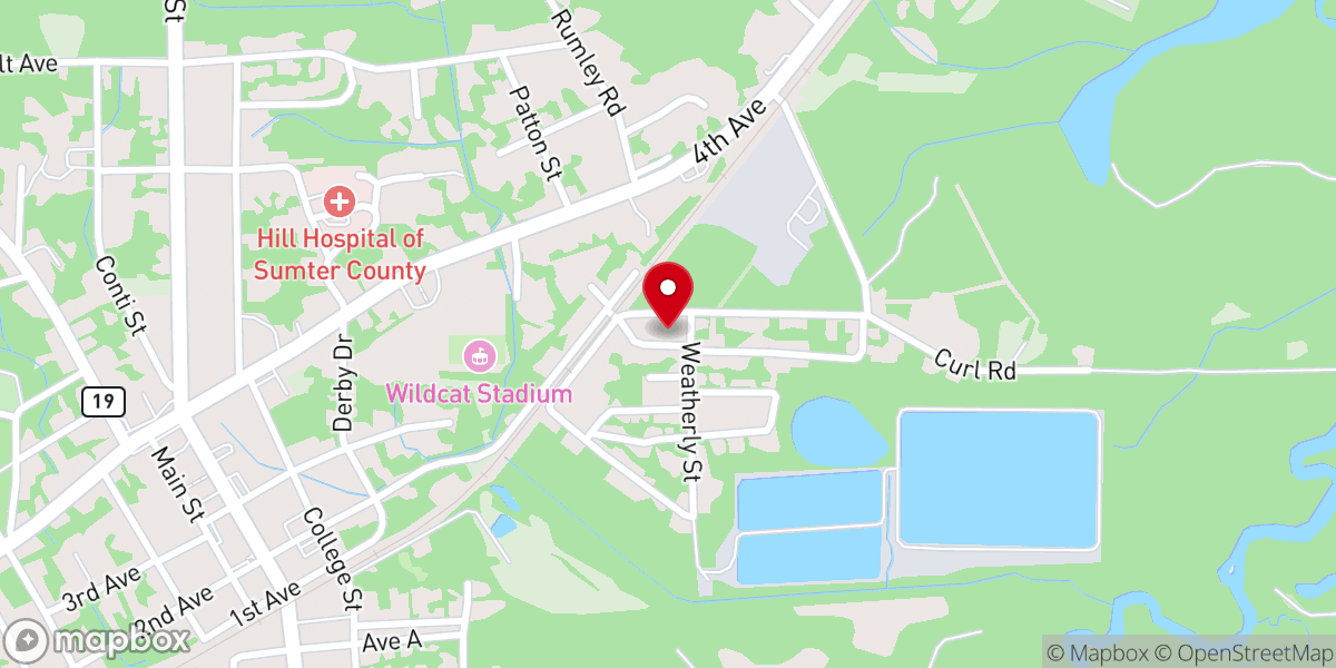 Map showing location of Eastern Star Baptist Church of York Incorporated