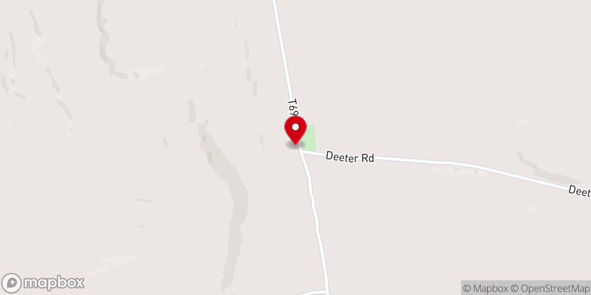 Map showing location of Hoffman Zion Church
