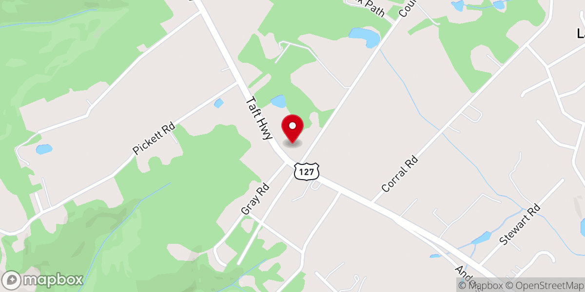 Map showing location of Mount Carmel Baptist Child Development Center