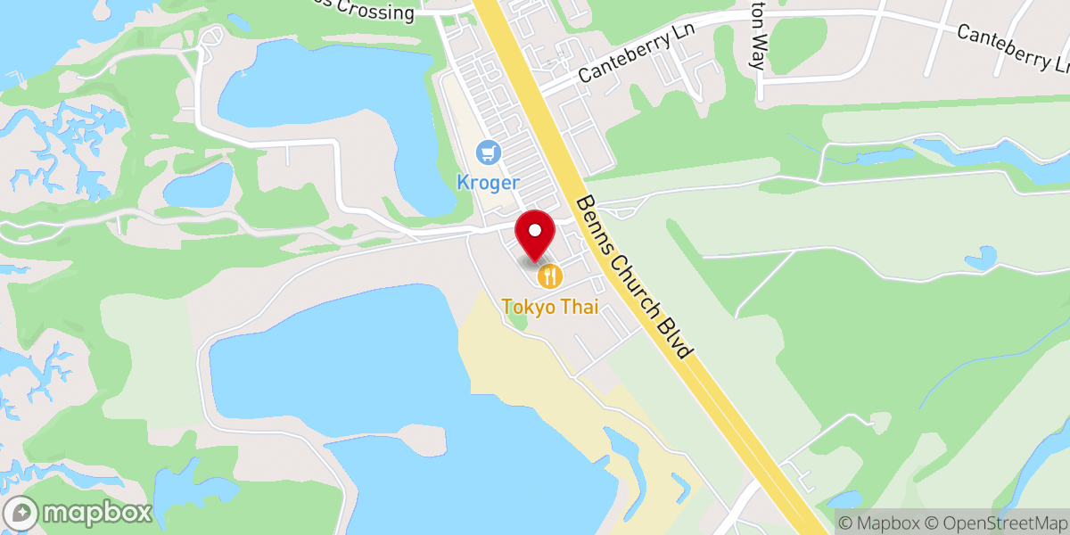 Map showing location of Hair Worx