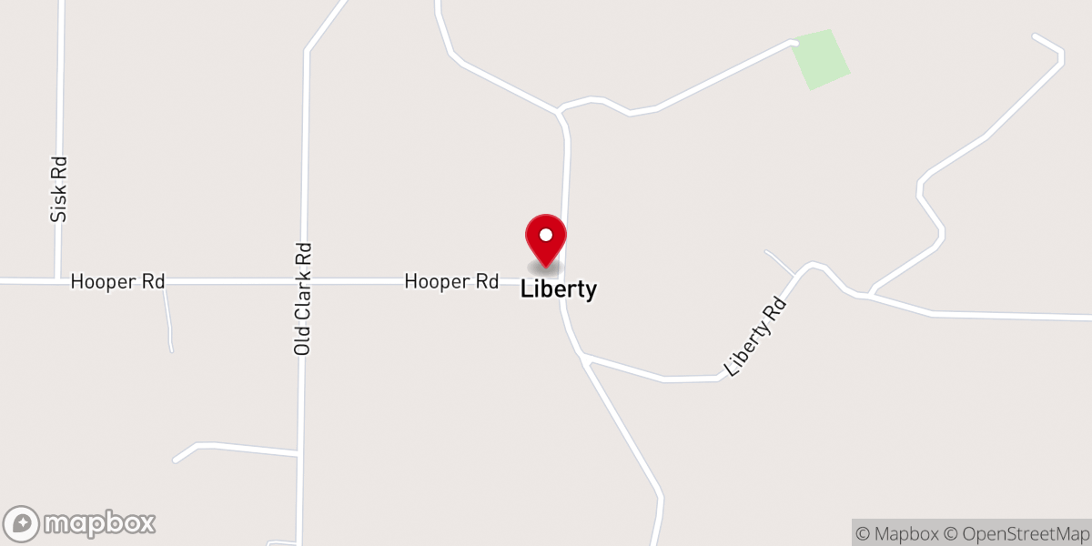 Map showing location of Warren Chapel
