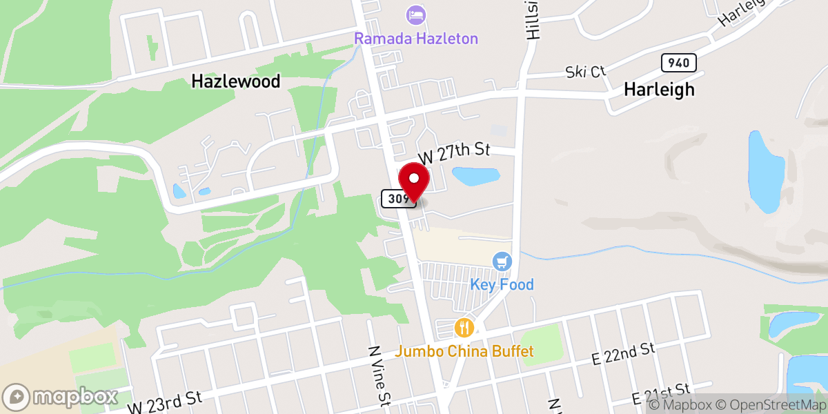 Map showing location of Fairway Motors