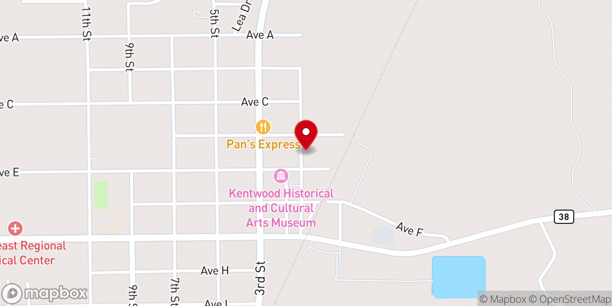 Map showing location of Lifeway Apostolic Church