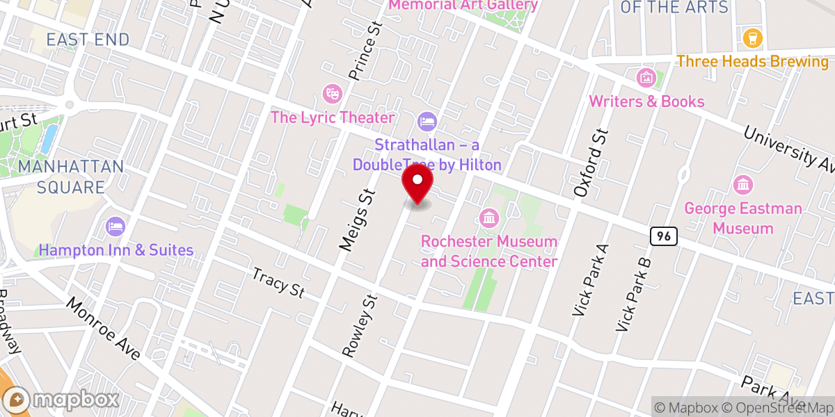 Map showing location of Cambodian Temple Inc