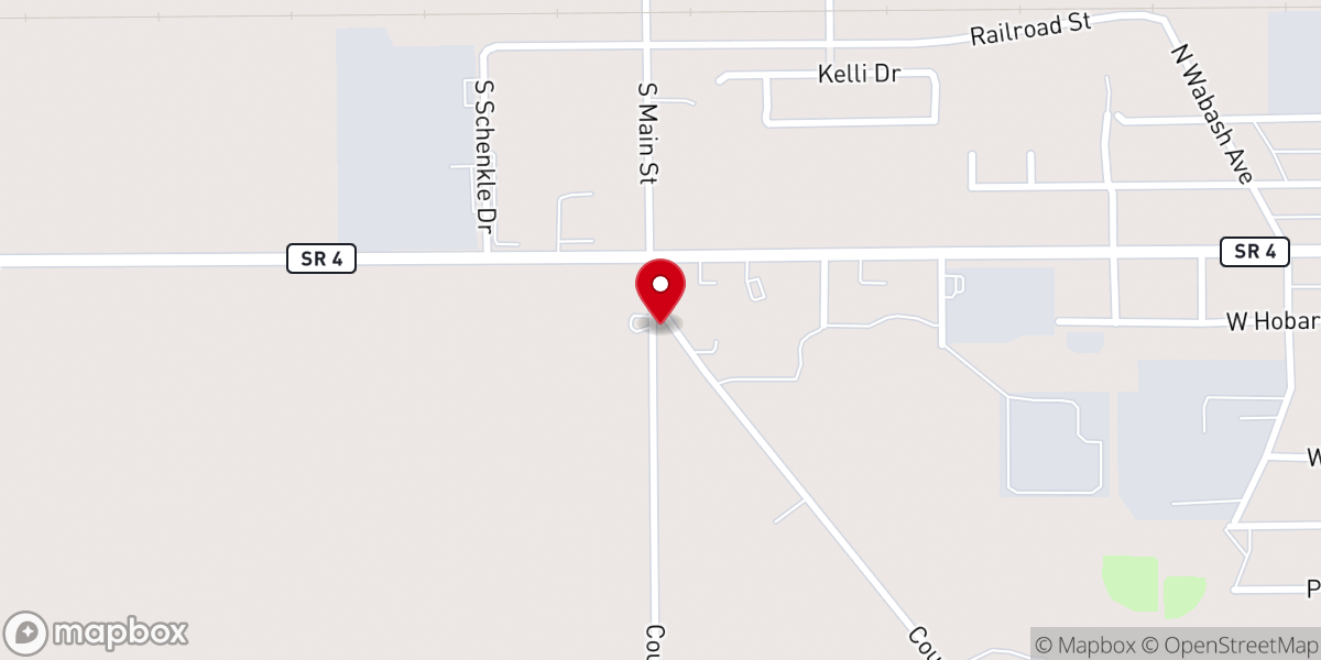 Map showing location of Saint Johns Church