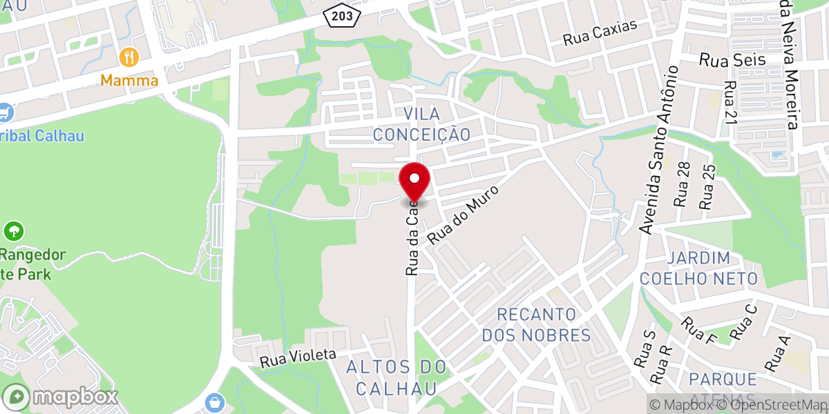 Map showing location of Igreja Batista Nacional em Alto do Calhau