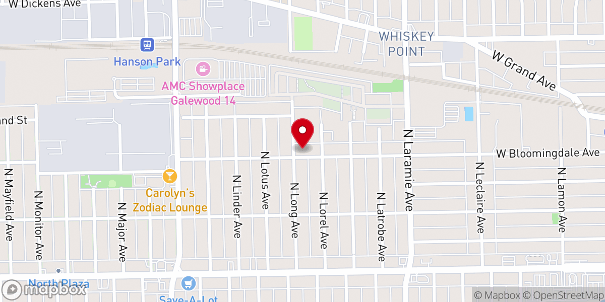 Map showing location of Rock of Salvation Church