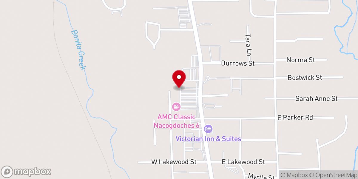 Map showing location of Libby Church