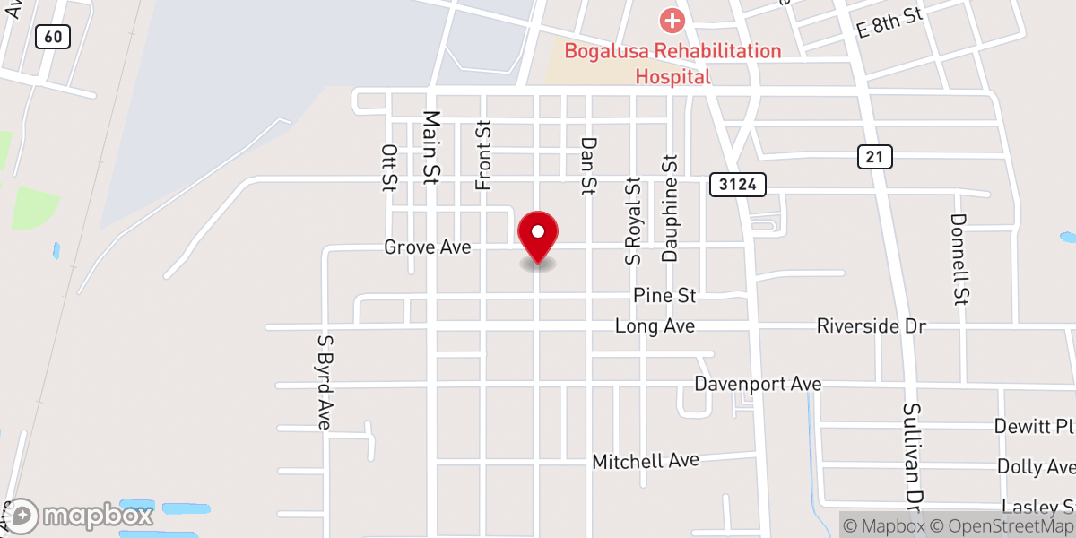 Map showing location of New Hope Church of God