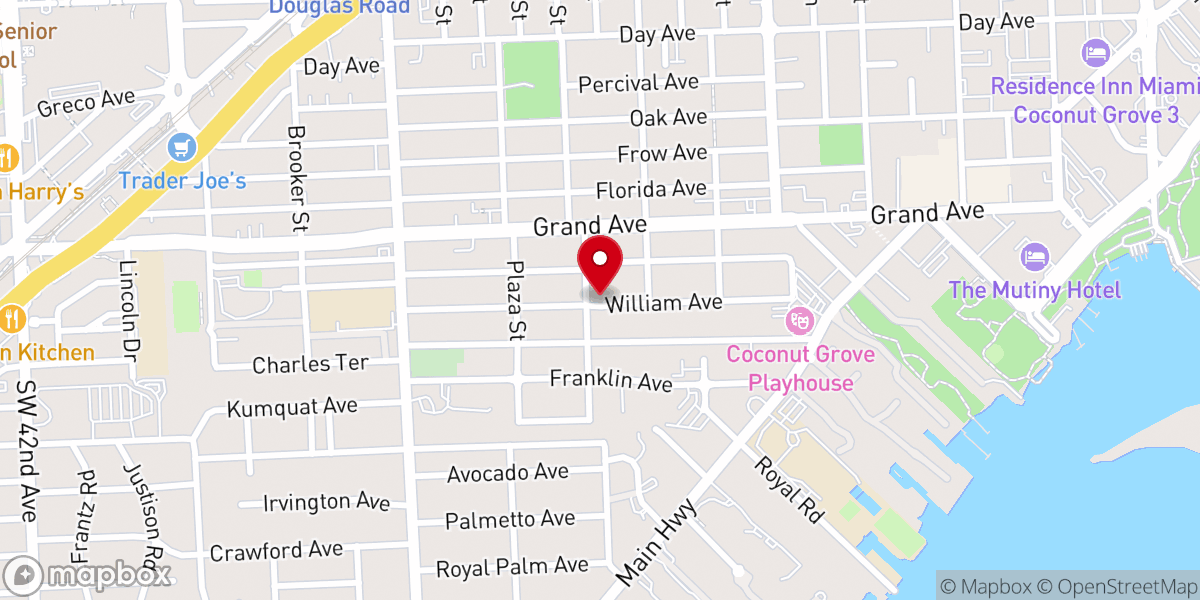 Map showing location of Christ Episcopal Church