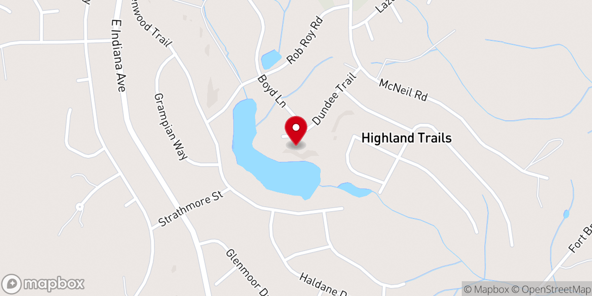 Map showing location of Jennifer Hall Goodwin