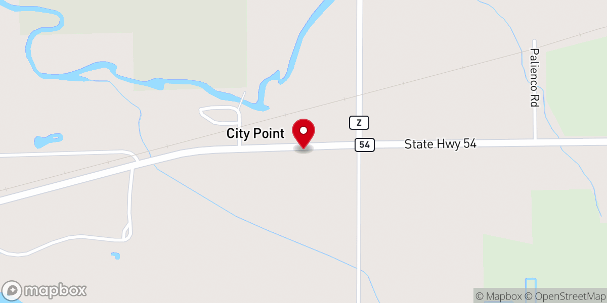 Map showing location of City Point Community Church
