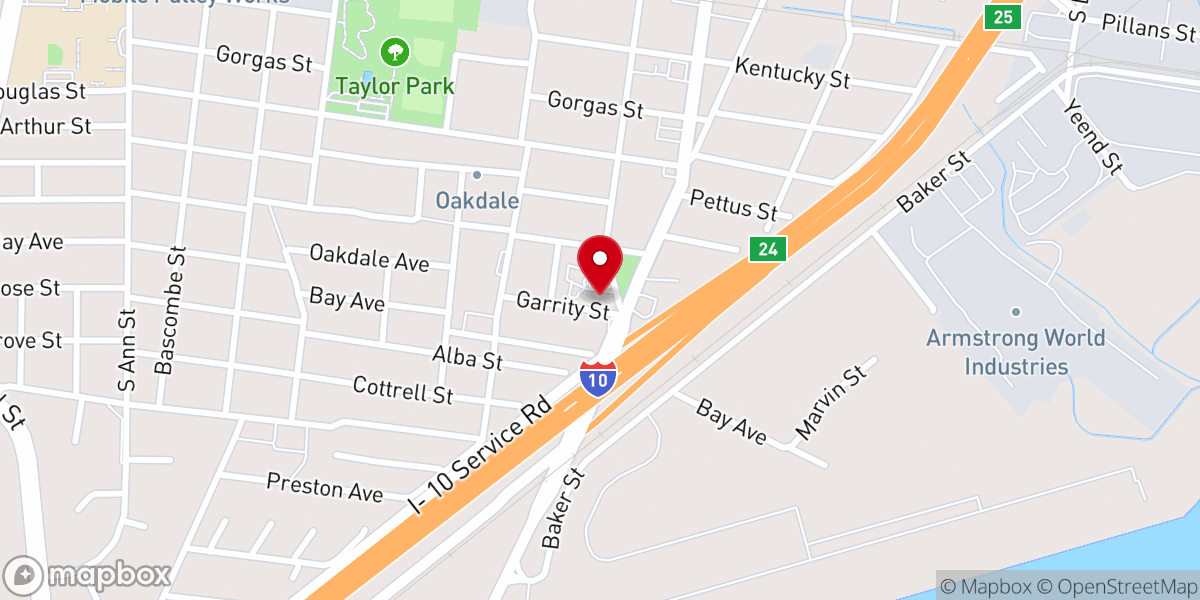 Map showing location of St Matthew's Catholic Church