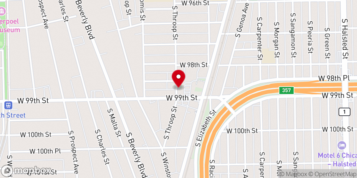 Map showing location of Sts. Martha, Mary and Lazarus Parish - St. Margaret of Scotland Church