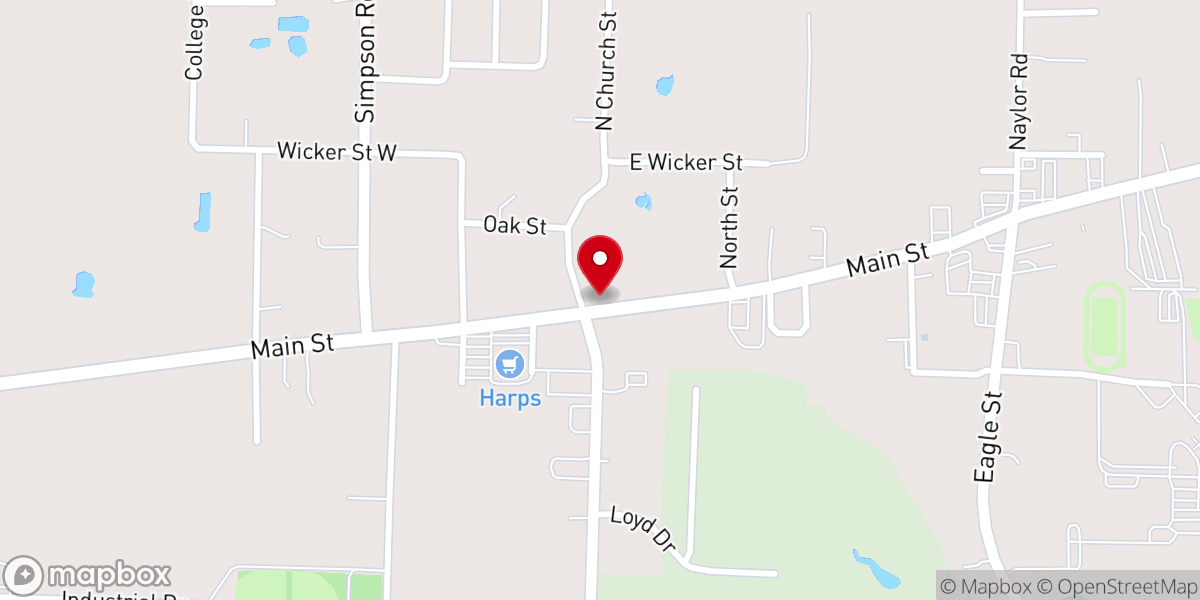 Map showing location of Spirit of Vilonia Food Pantry - Food Distribution Center