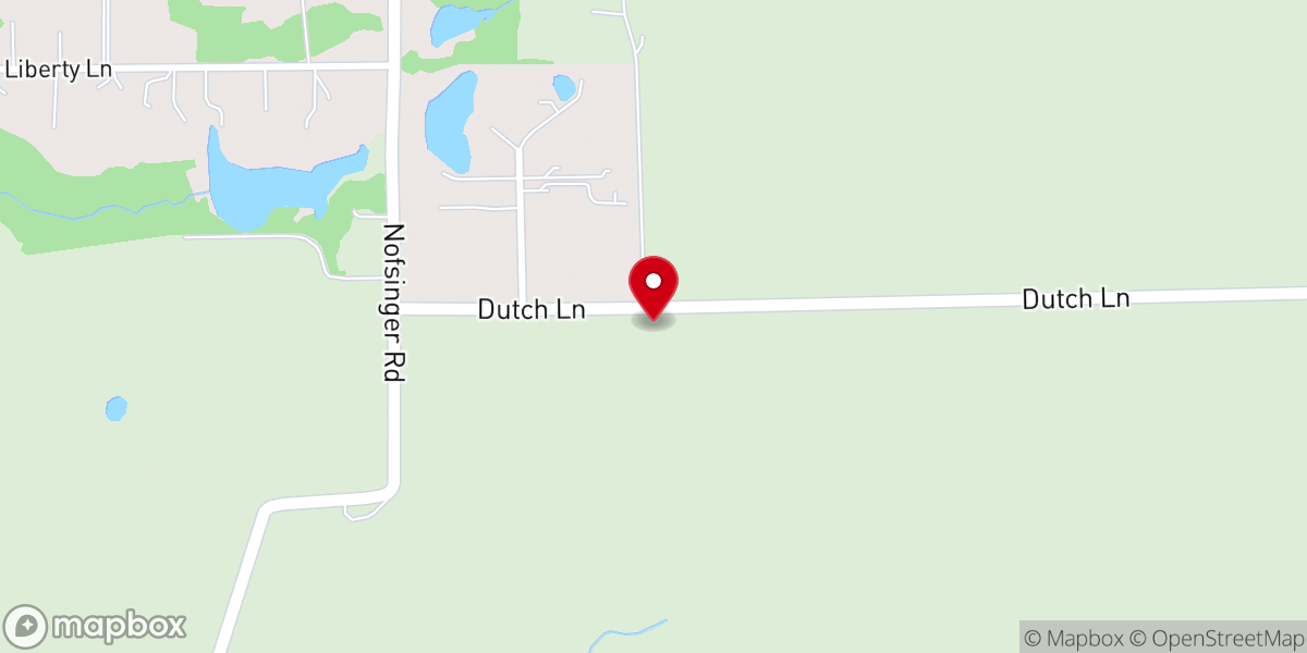 Map showing location of Bethany Community Church Office