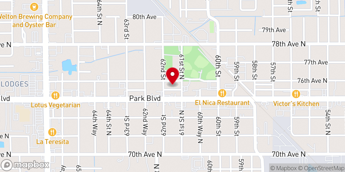 Map showing location of Iglesia de Dios (Israelita)