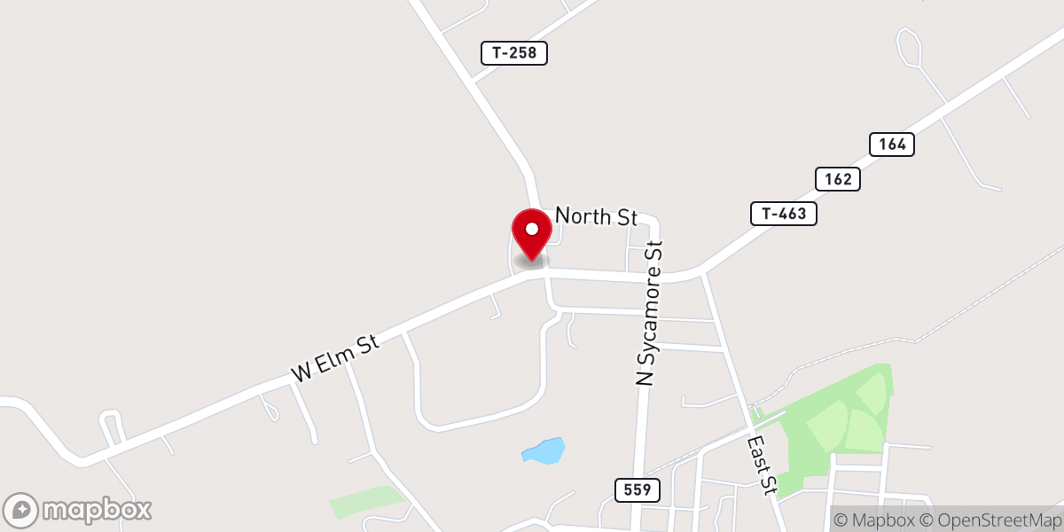 Map showing location of Immaculate Conception Church