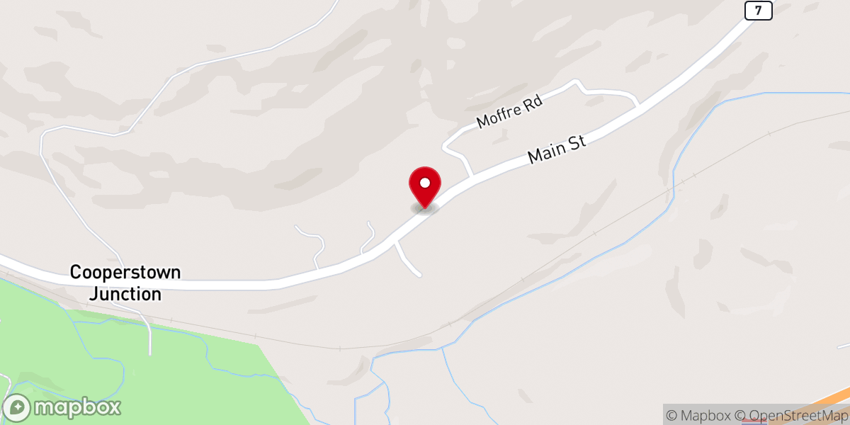 Map showing location of Mac Cracken Frank W