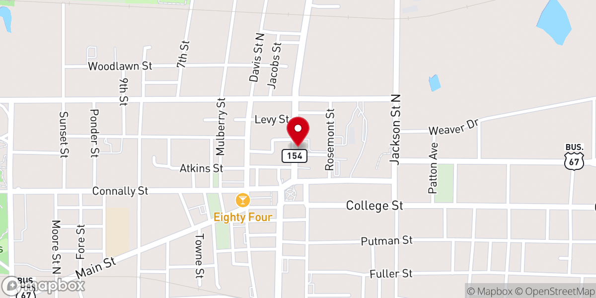 Map showing location of United States Postal Service
