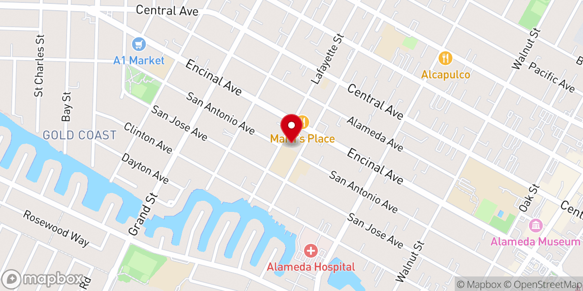Map showing location of St. Joseph Basilica