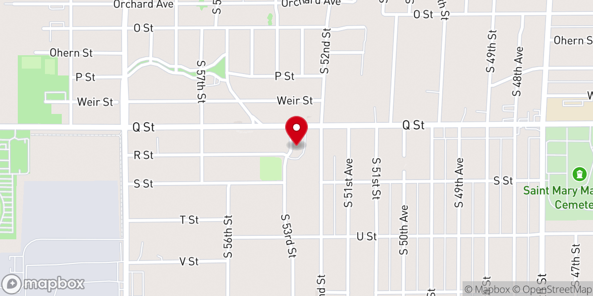 Map showing location of Holy Ghost Church Hall