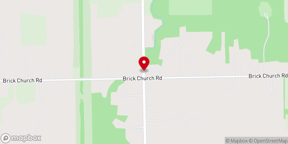 Map showing location of Centenary Church