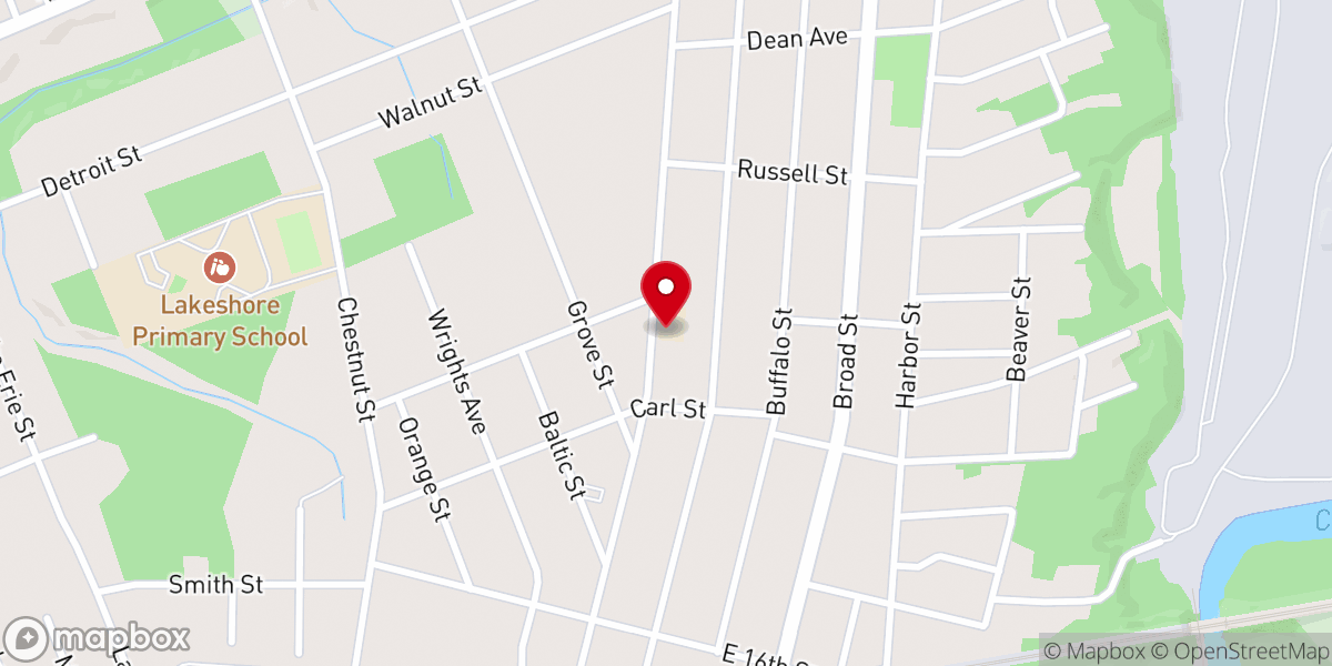 Map showing location of Corpus Christi Parish Center
