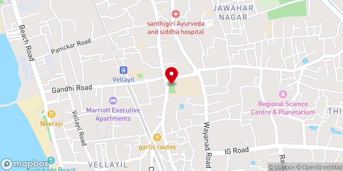 Map showing location of Christian College Ground