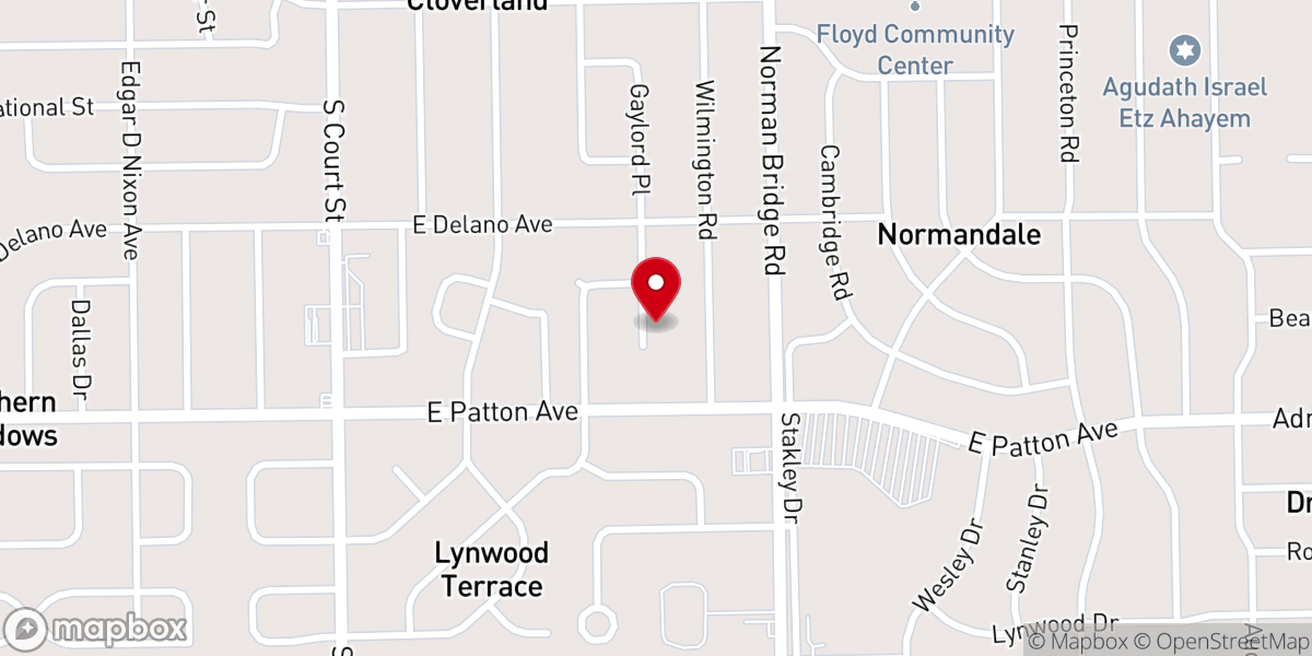 Map showing location of Beth Isreal House of Prayer All Nations Holiness Church of God