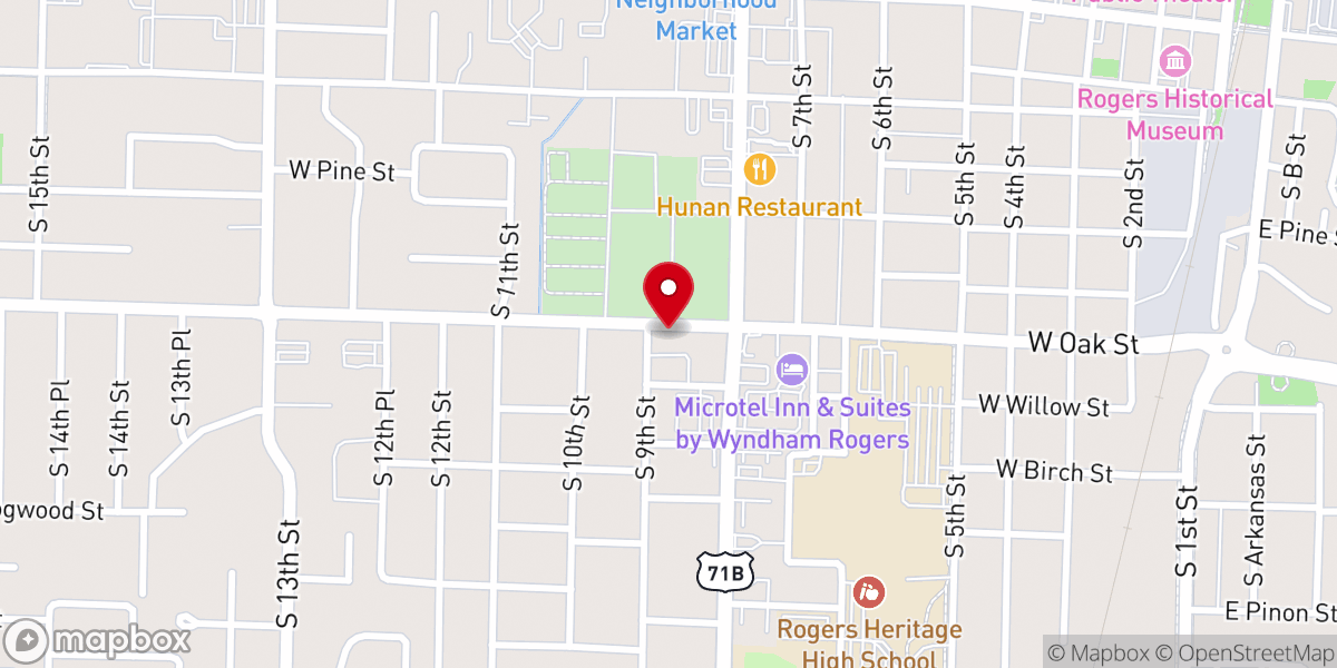 Map showing location of Saint Andrews Episcopal Church
